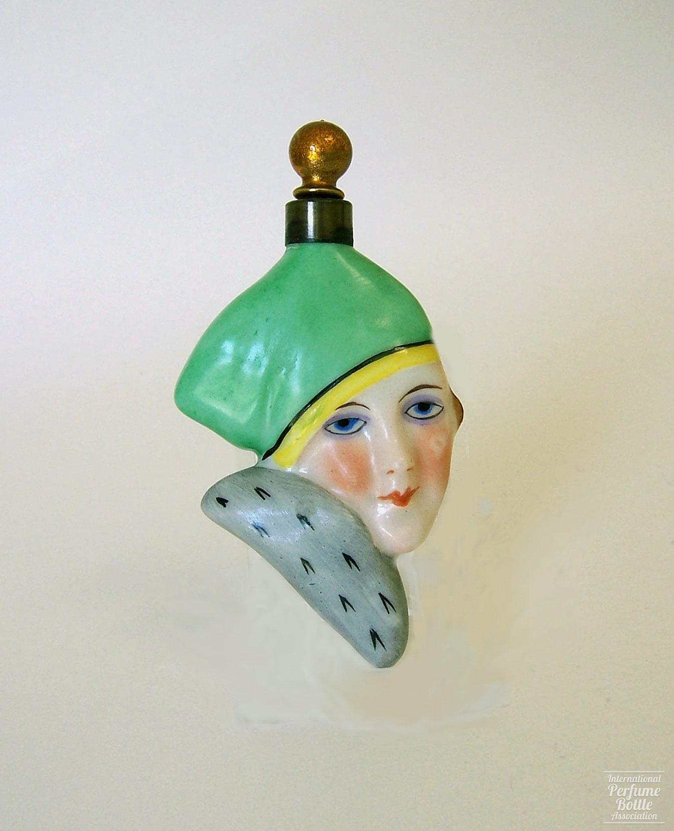 Lady With Green Hat and Fur Collar by Heinz