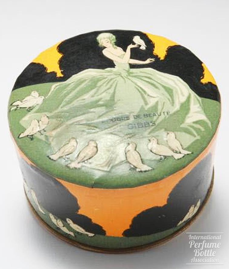 "Poudre de Beaute" Powder Box by Gibbs