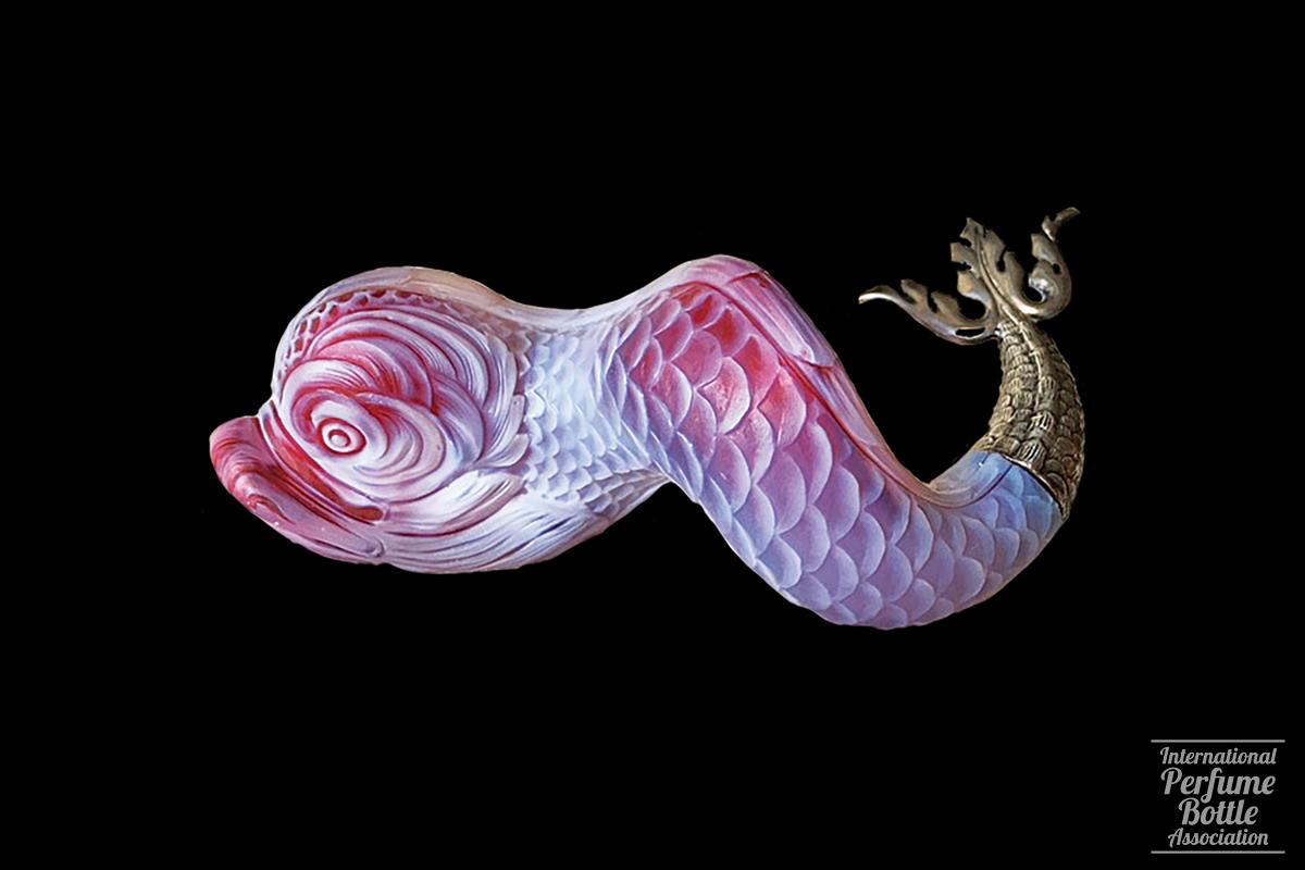 Dolphin Cameo Bottle by Daniel Pearce