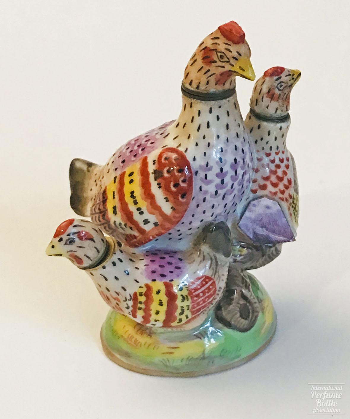 Three Chickens by Samson of Paris