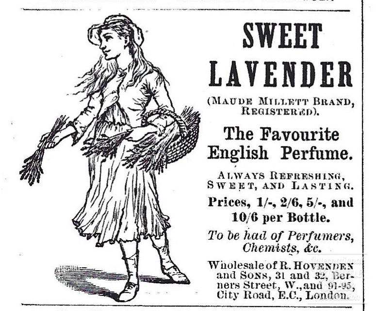 "Sweet Lavender" by Maude Millett Advertisement - 1892