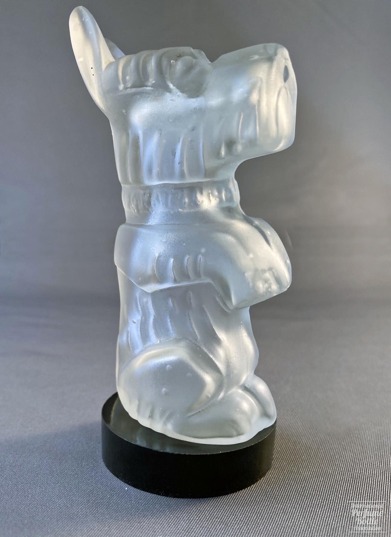 Upright Frosted Scottie