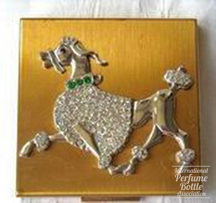 Rhinestone Poodle Compact by Elgin American