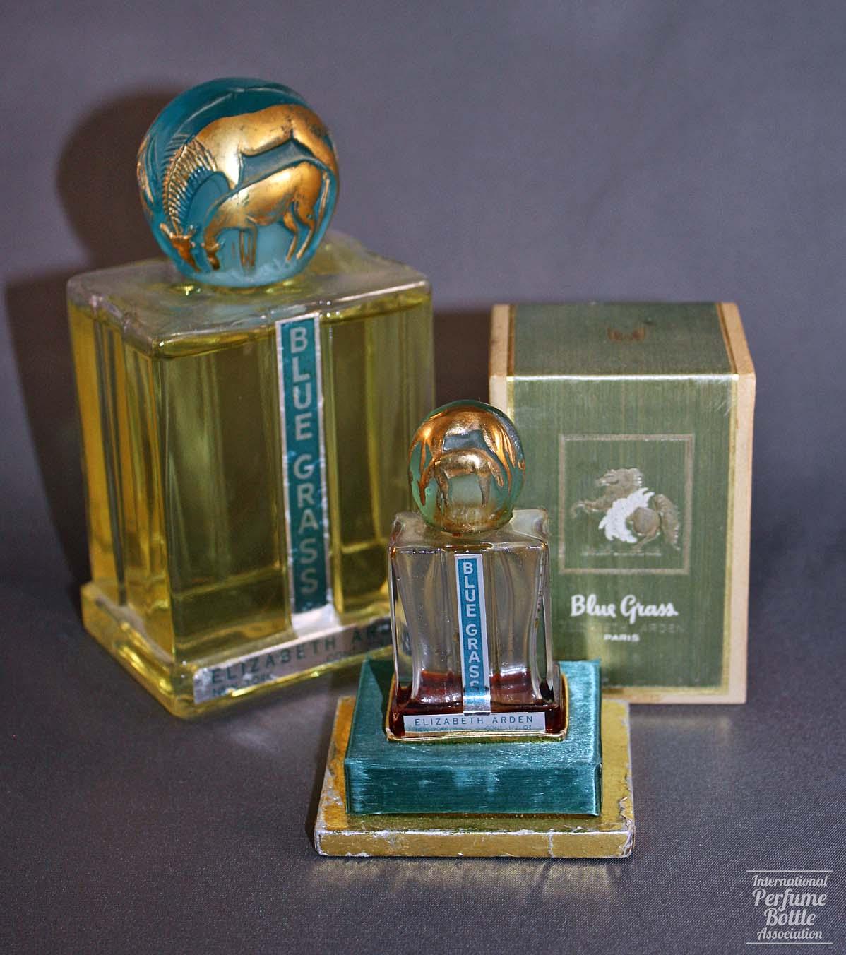 "Blue Grass" With Gold Horses by Elizabeth Arden