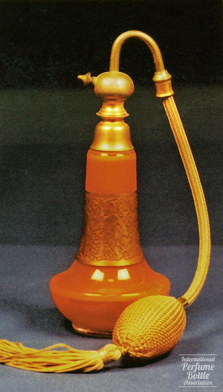 Orange Atomizer With Frieze of Cupids