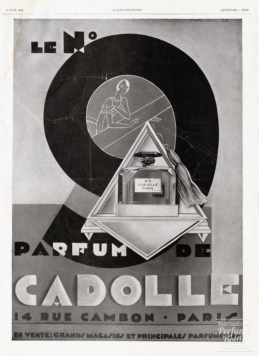 "No. 9" by Cadolle Advertisement - 1928
