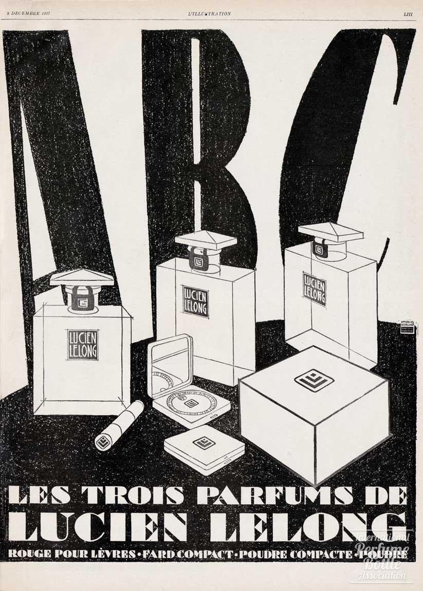 "A", "B", "C" by Lucien Lelong Advertisement - 1927