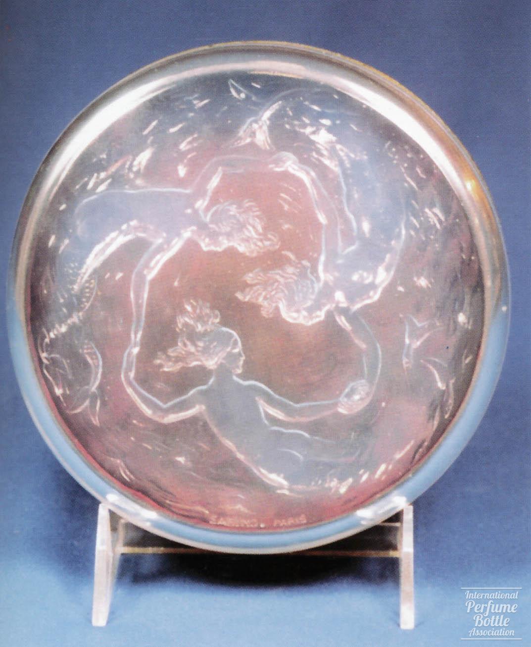 Opalescent Powder Jar by Sabino