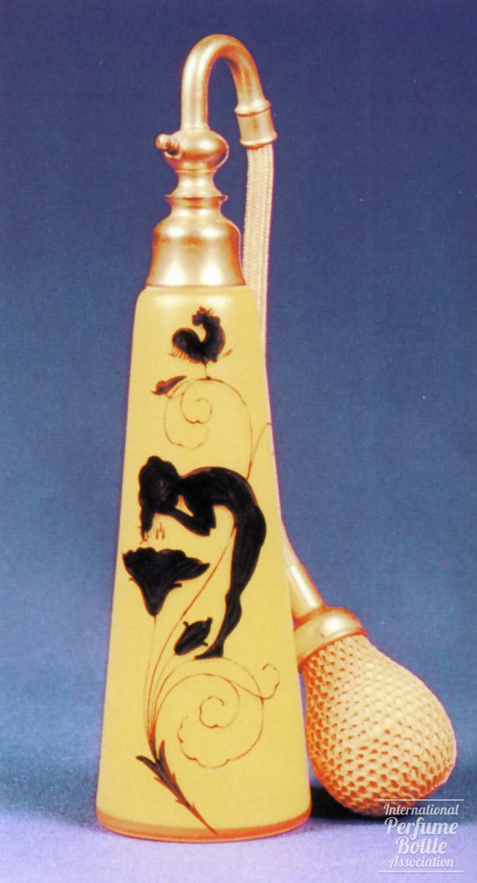 Yellow Czech Atomizer With Nymph