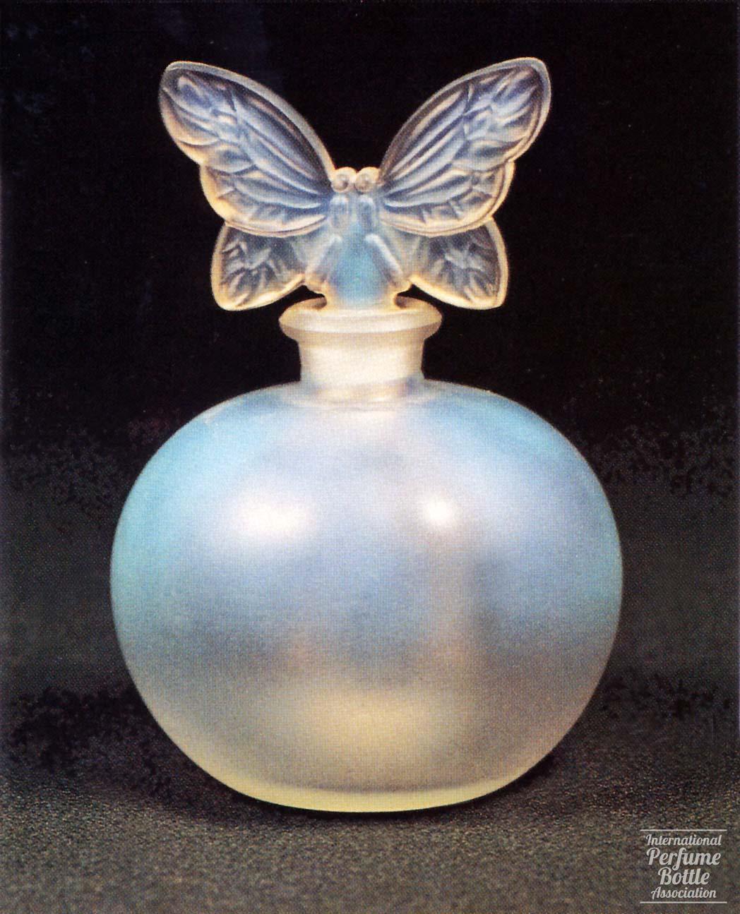Opalescent Bottle With Butterflies by Chamart