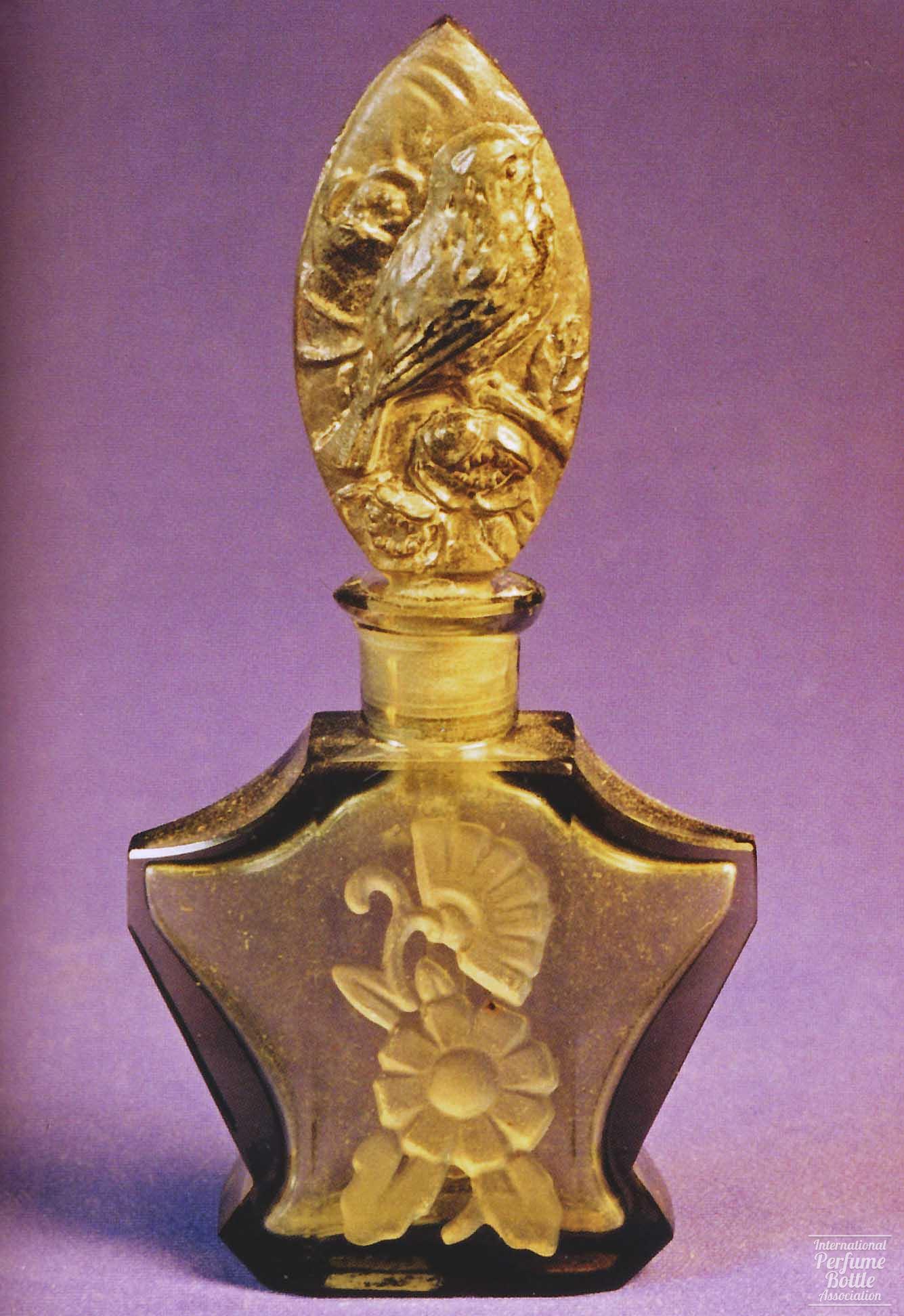 Charcoal Crystal Perfume With Bird Stopper