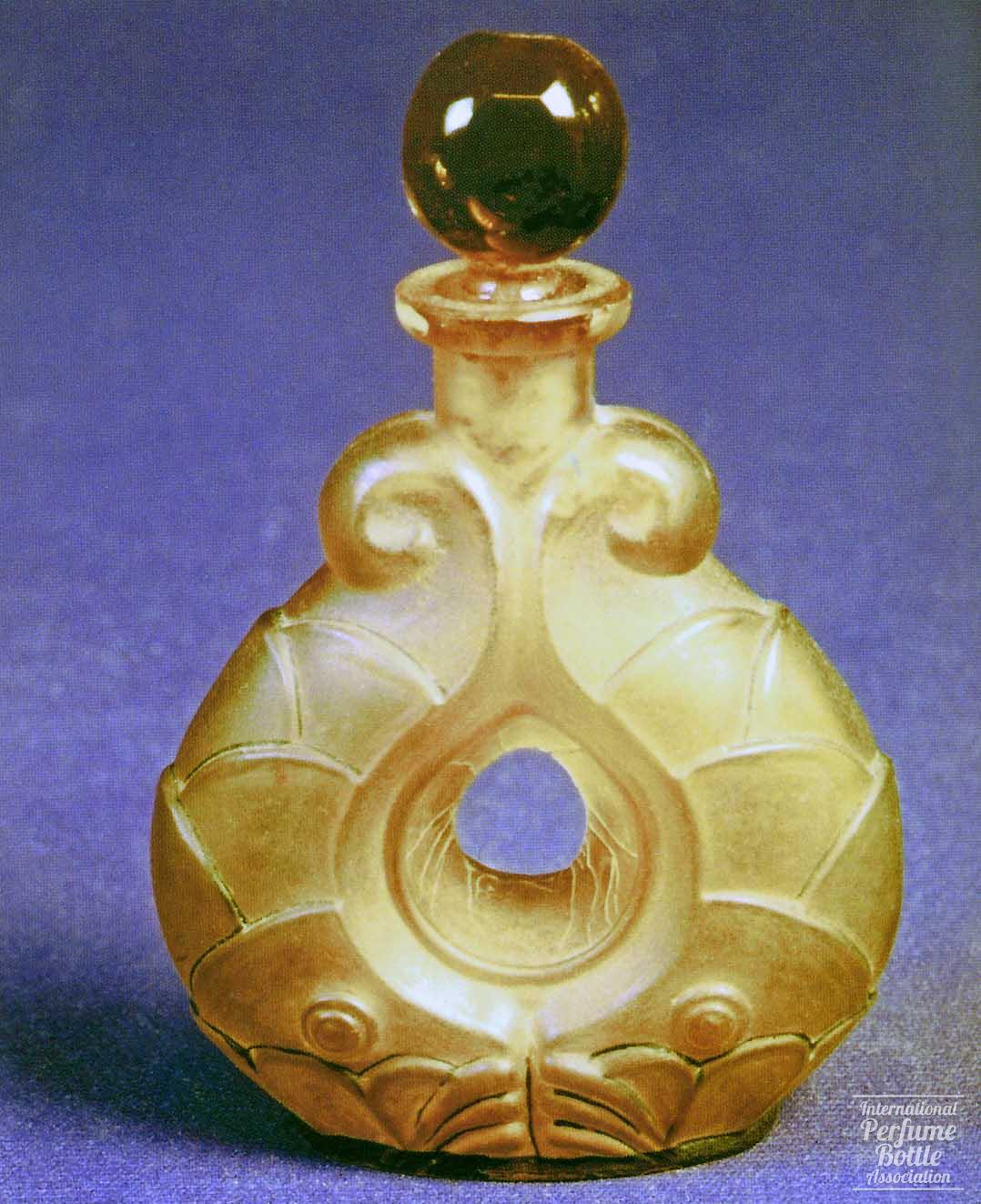 Czech Bottle With Kissing Fish