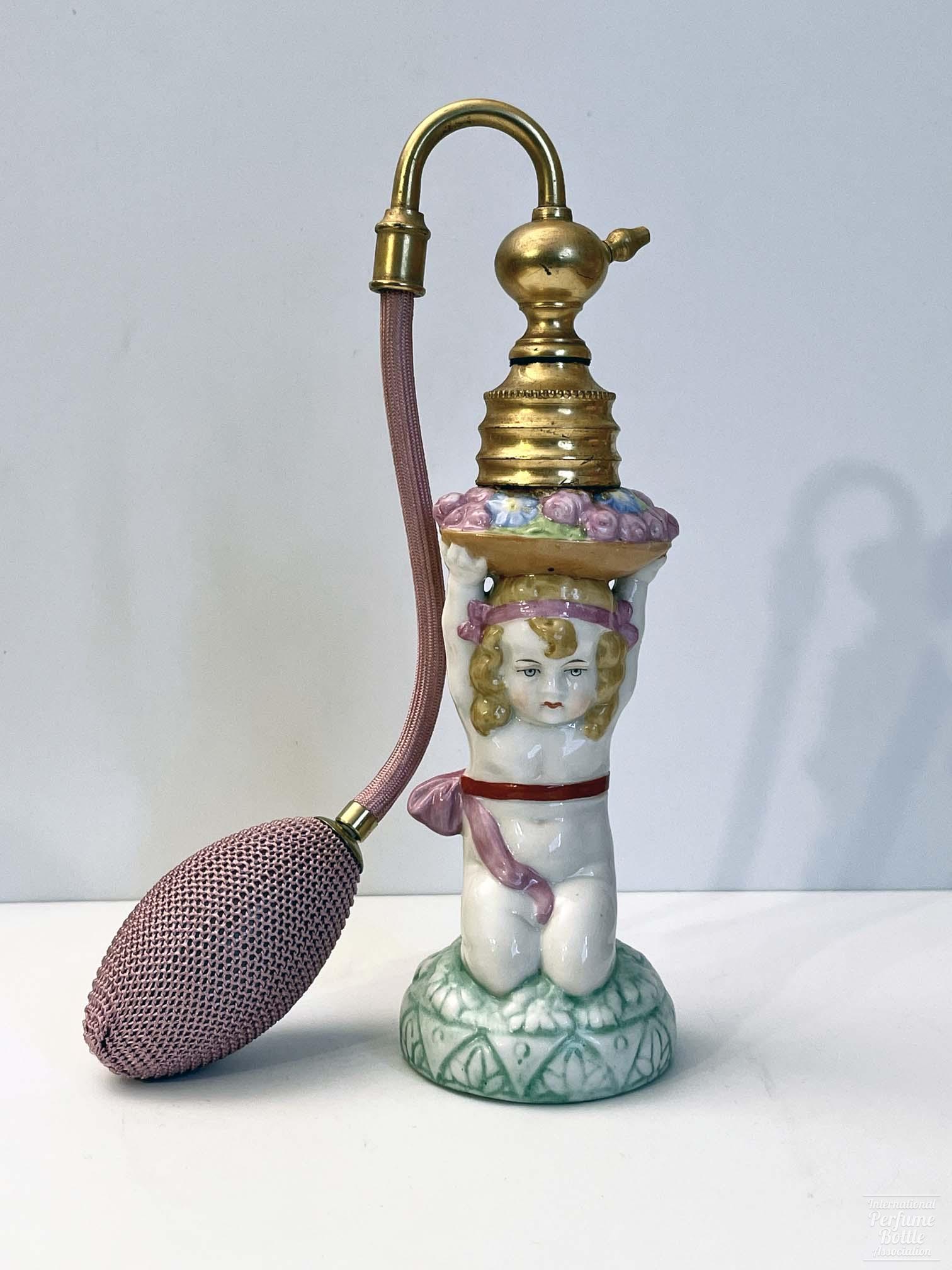 Porcelain Cherub Atomizer