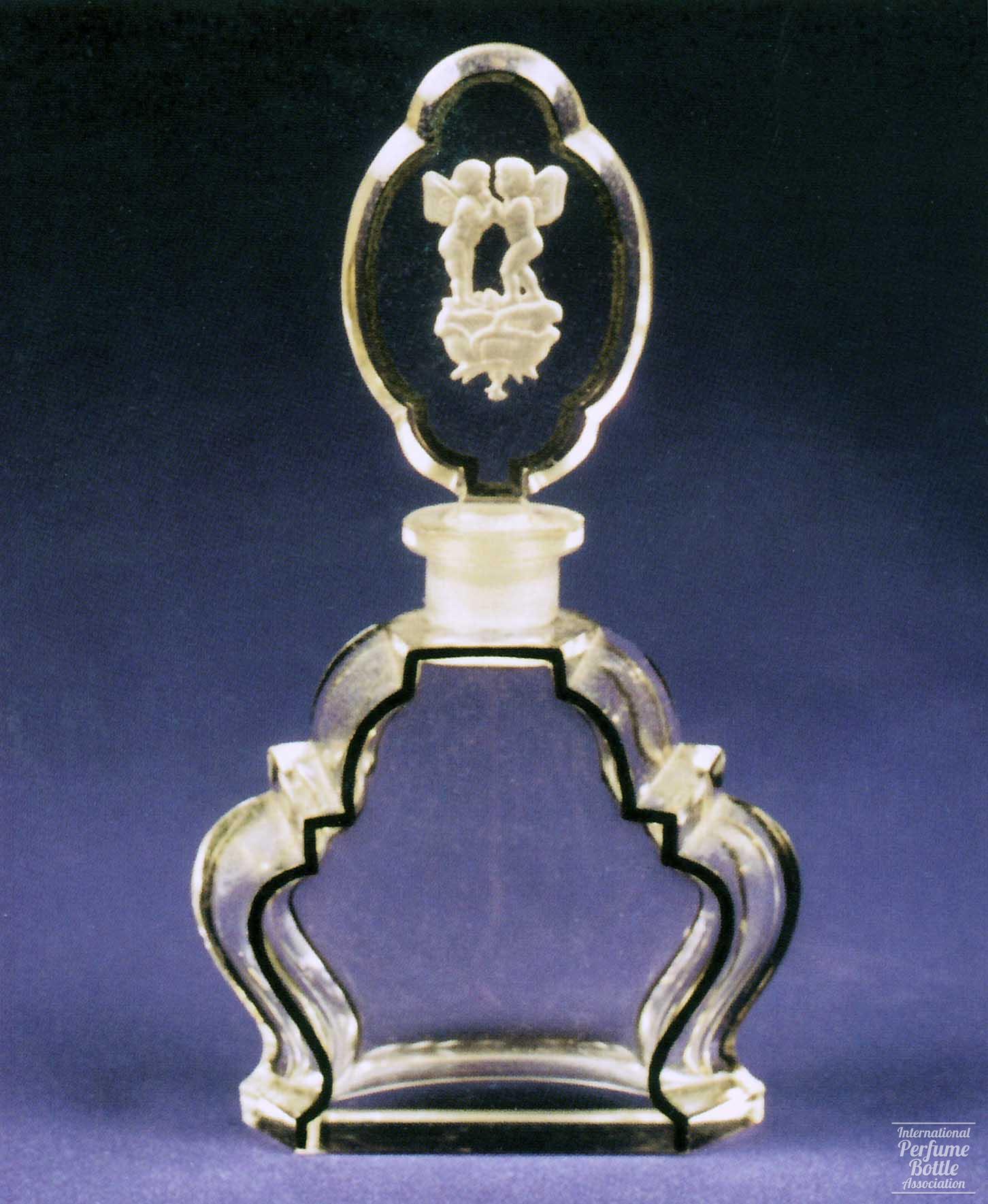 Clear Czech With Kissing Cherubs