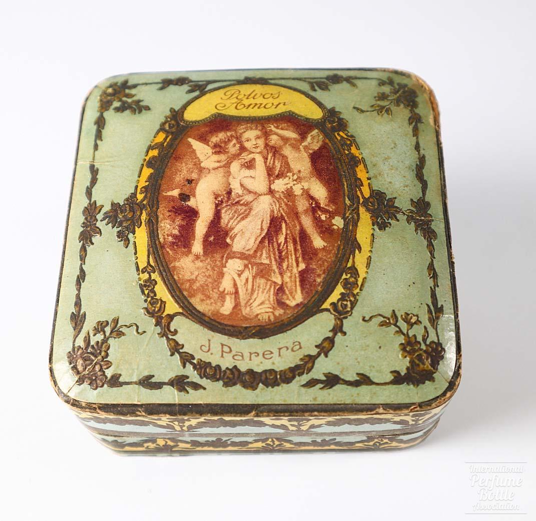 "Polvos Amor" Powder Box by Perfumería Parera