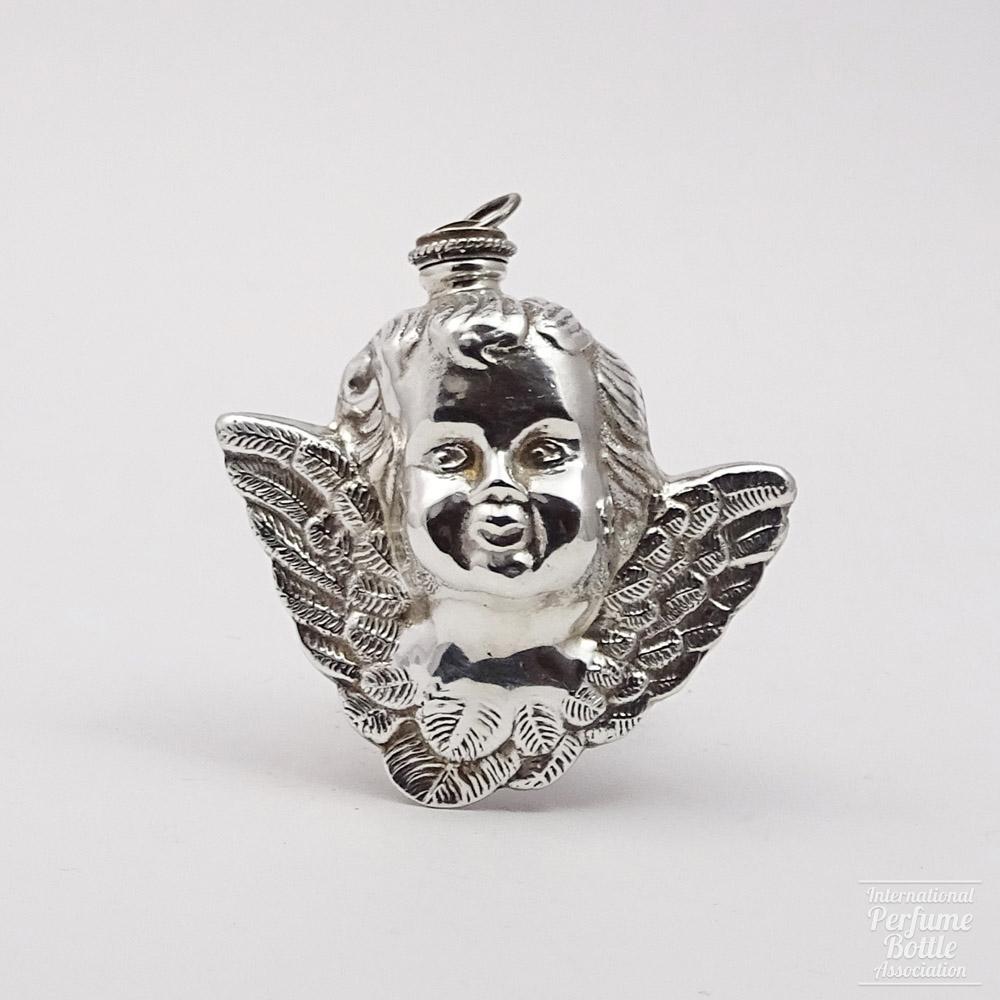 Silver Cherub Scent Bottle