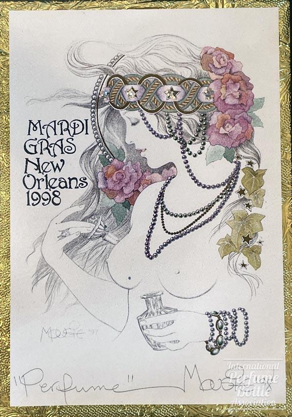 "Perfume" Mardi Gras Print