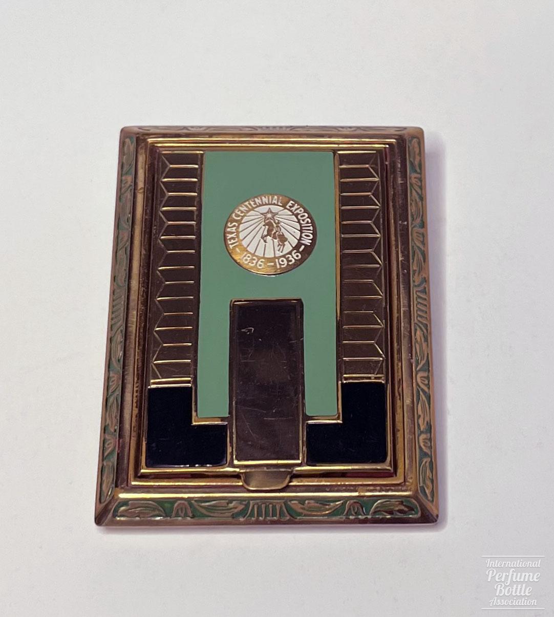 Art Deco Texas Centennial Exposition Compact