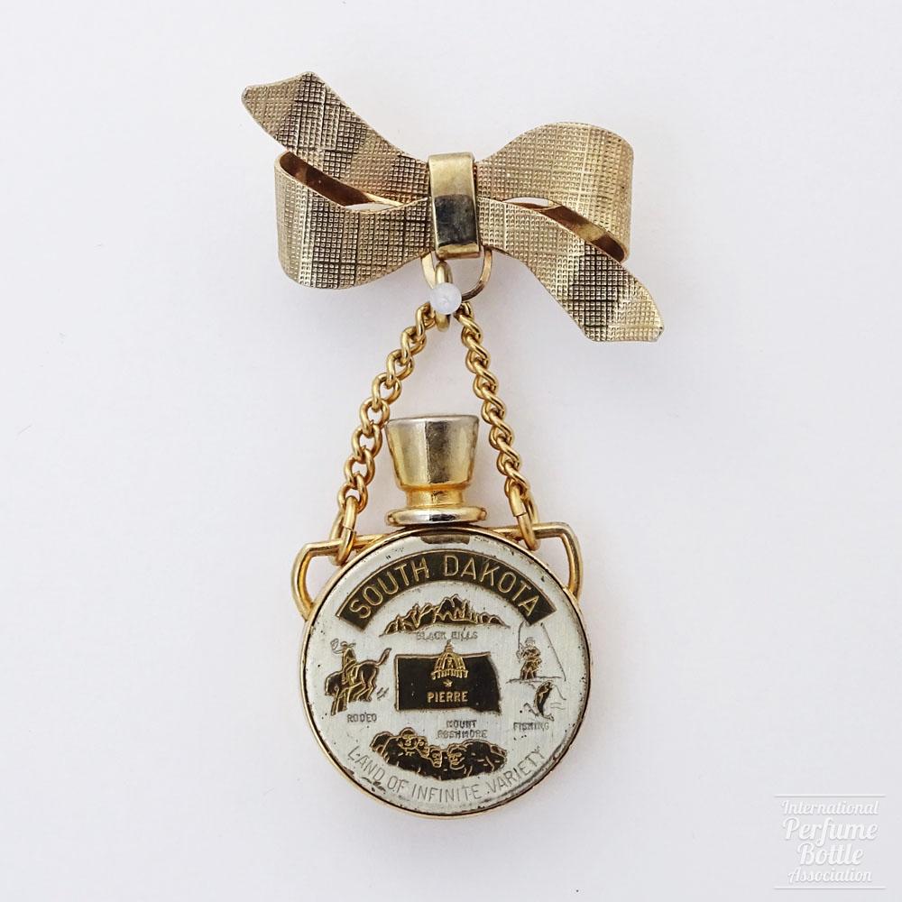 South Dakota Tourist Perfume Brooch