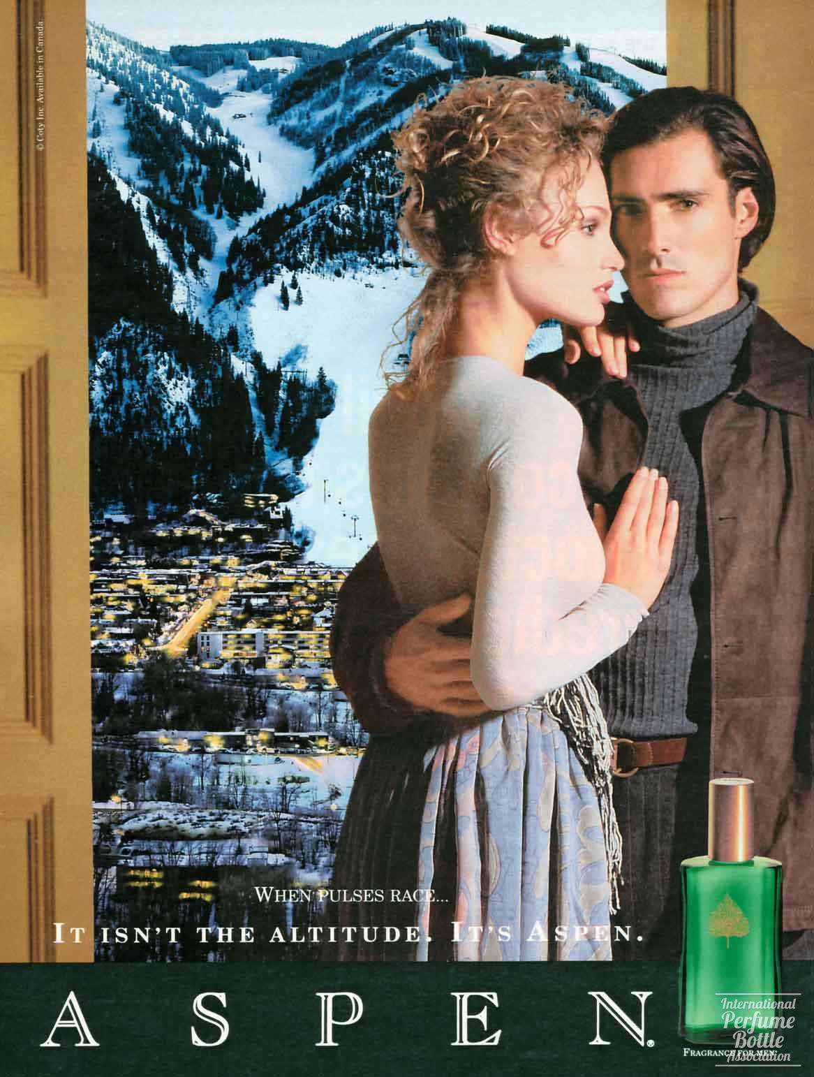 "Aspen" by Coty Advertisement - 1994