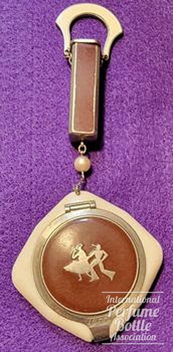 Ivory and Brown Compact by Terri