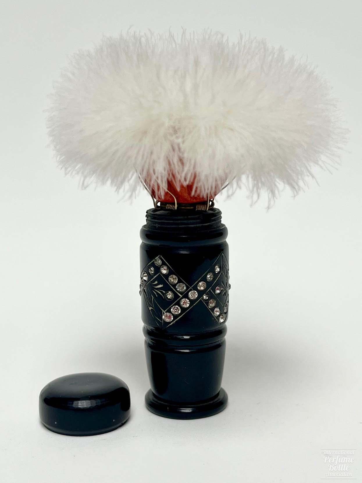 Black Pli With Rhinestones