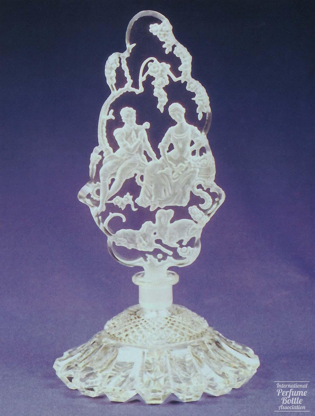 Courting Couple With Two Dogs