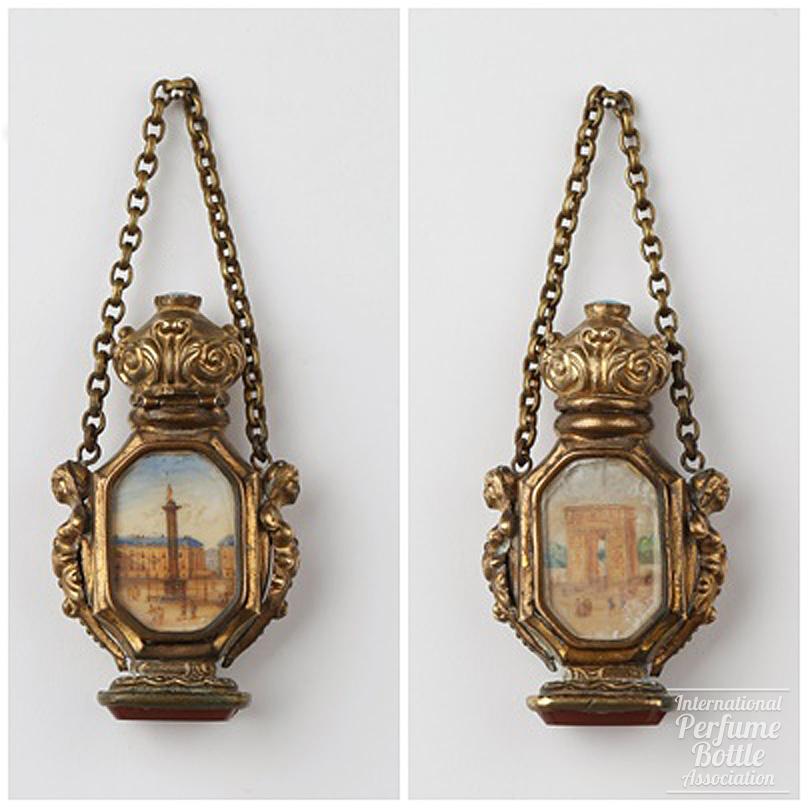 Bronze Perfume With Parisian Cartouches