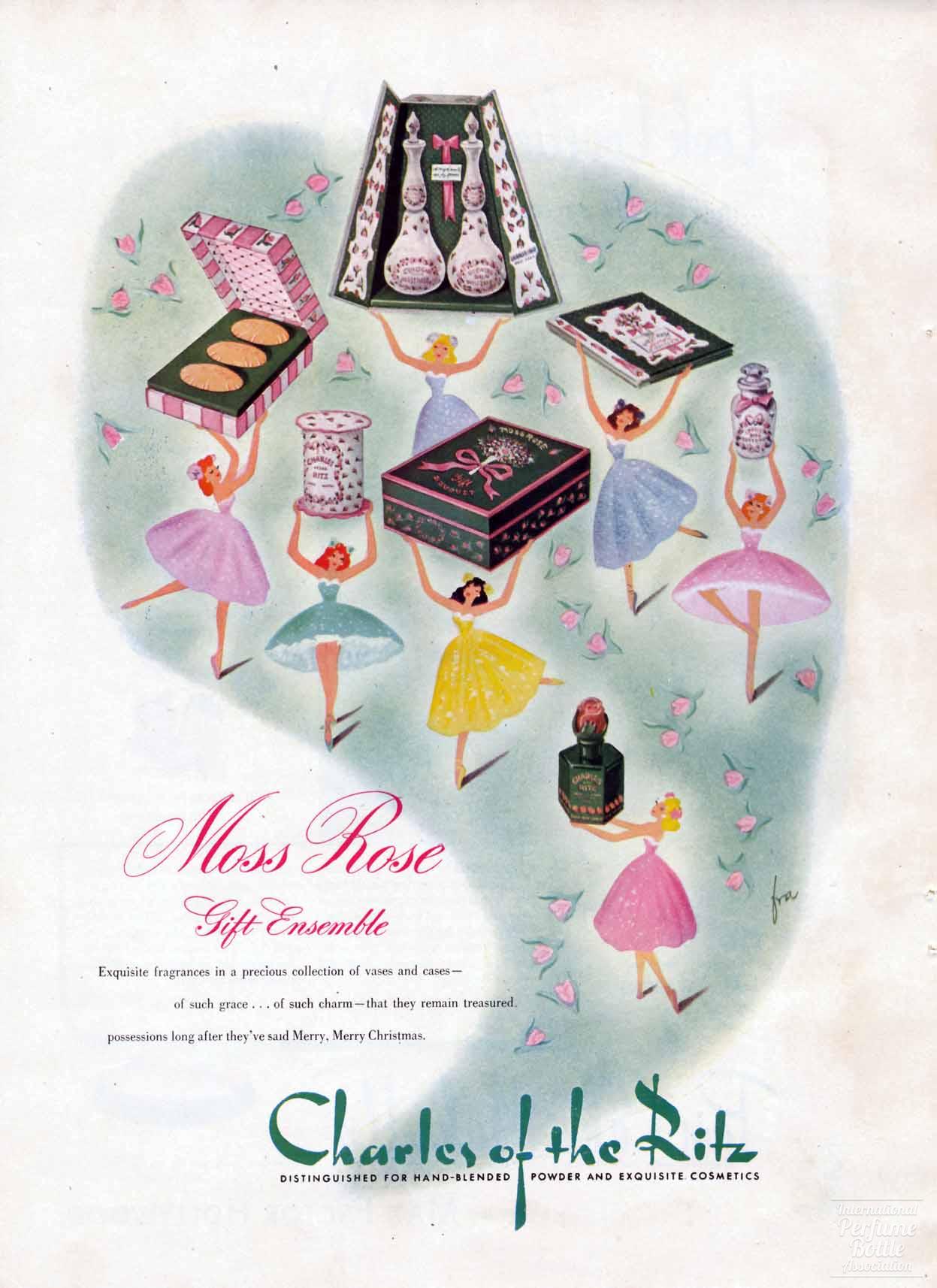 "Moss Rose" by Charles of the Ritz Advertisement - 1944