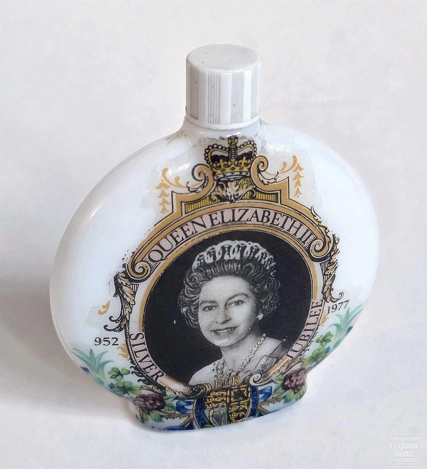 Queen Elizabeth II Silver Jubilee Commemorative Bottle