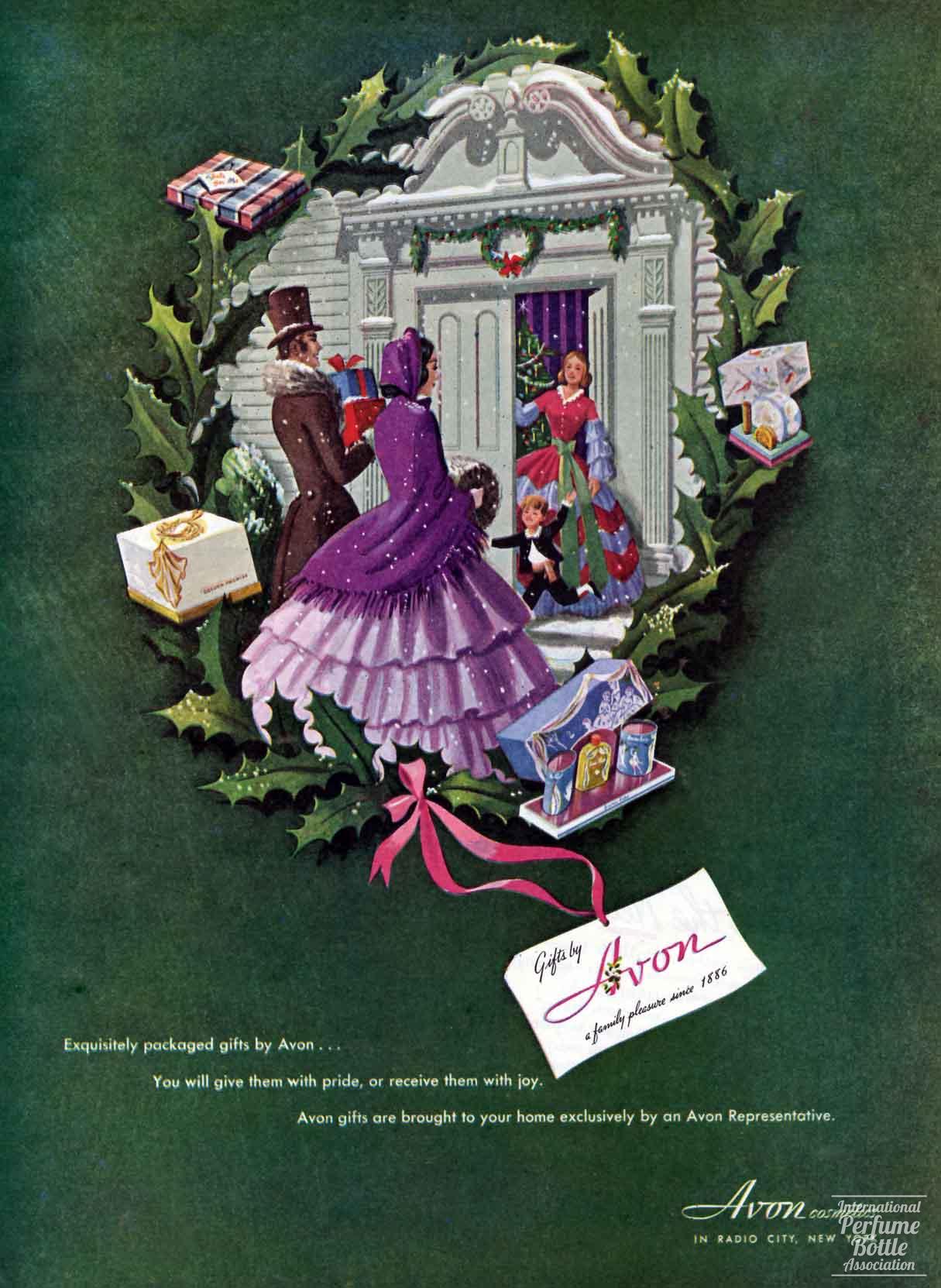 Holiday Gift Presentations by Avon Advertisement - 1947